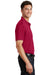 Port Authority K497 Mens Moisture Wicking Short Sleeve Polo Shirt Red Side