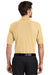 Port Authority K500 Mens Silk Touch Wrinkle Resistant Short Sleeve Polo Shirt Yellow Back