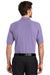 Port Authority K500 Mens Silk Touch Wrinkle Resistant Short Sleeve Polo Shirt Lavender Purple Back