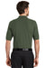Port Authority K500 Mens Silk Touch Wrinkle Resistant Short Sleeve Polo Shirt Clover Green Back