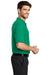 Port Authority K500 Mens Silk Touch Wrinkle Resistant Short Sleeve Polo Shirt Kelly Green Side