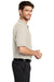 Port Authority K500 Mens Silk Touch Wrinkle Resistant Short Sleeve Polo Shirt Light Stone Brown Side