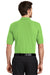 Port Authority K500 Mens Silk Touch Wrinkle Resistant Short Sleeve Polo Shirt Lime Green Back