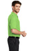 Port Authority K500 Mens Silk Touch Wrinkle Resistant Short Sleeve Polo Shirt Lime Green Side