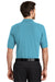 Port Authority K500 Mens Silk Touch Wrinkle Resistant Short Sleeve Polo Shirt Maui Blue Back