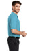 Port Authority K500 Mens Silk Touch Wrinkle Resistant Short Sleeve Polo Shirt Maui Blue Side