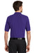 Port Authority K500 Mens Silk Touch Wrinkle Resistant Short Sleeve Polo Shirt Purple Back