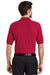 Port Authority K500 Mens Silk Touch Wrinkle Resistant Short Sleeve Polo Shirt Red Back