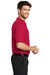 Port Authority K500 Mens Silk Touch Wrinkle Resistant Short Sleeve Polo Shirt Red Side