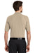 Port Authority K500 Mens Silk Touch Wrinkle Resistant Short Sleeve Polo Shirt Stone Brown Back