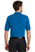 Port Authority K500 Mens Silk Touch Wrinkle Resistant Short Sleeve Polo Shirt Strong Blue Back