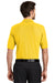 Port Authority K500 Mens Silk Touch Wrinkle Resistant Short Sleeve Polo Shirt Sunflower Yellow Back