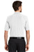 Port Authority K500 Mens Silk Touch Wrinkle Resistant Short Sleeve Polo Shirt White Back