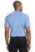 Port Authority K510 Mens Moisture Wicking Short Sleeve Polo Shirt Light Blue Back