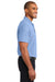 Port Authority K510 Mens Moisture Wicking Short Sleeve Polo Shirt Light Blue Side