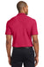 Port Authority K510 Mens Moisture Wicking Short Sleeve Polo Shirt Red Back
