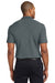 Port Authority K510 Mens Moisture Wicking Short Sleeve Polo Shirt Steel Grey Back