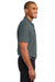Port Authority K510 Mens Moisture Wicking Short Sleeve Polo Shirt Steel Grey Side