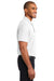 Port Authority K510 Mens Moisture Wicking Short Sleeve Polo Shirt White Side