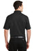 Port Authority K5200 Mens Silk Touch Performance Moisture Wicking Short Sleeve Polo Shirt Black Back