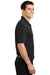 Port Authority K5200 Mens Silk Touch Performance Moisture Wicking Short Sleeve Polo Shirt Black Side