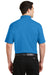 Port Authority K5200 Mens Silk Touch Performance Moisture Wicking Short Sleeve Polo Shirt Brilliant Blue Back