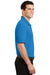 Port Authority K5200 Mens Silk Touch Performance Moisture Wicking Short Sleeve Polo Shirt Brilliant Blue Side