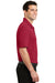 Port Authority K5200 Mens Silk Touch Performance Moisture Wicking Short Sleeve Polo Shirt Red Side
