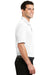 Port Authority K5200 Mens Silk Touch Performance Moisture Wicking Short Sleeve Polo Shirt White Side