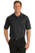 Port Authority K525 Mens Dry Zone Moisture Wicking Short Sleeve Polo Shirt Black Front