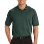 Port Authority Mens Dry Zone Moisture Wicking Short Sleeve Polo Shirt - Dark Green - Closeout