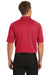 Port Authority K525 Mens Dry Zone Moisture Wicking Short Sleeve Polo Shirt Red Back