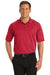 Port Authority K525 Mens Dry Zone Moisture Wicking Short Sleeve Polo Shirt Red Front