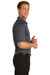 Port Authority K525 Mens Dry Zone Moisture Wicking Short Sleeve Polo Shirt Iron Grey Side