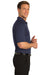 Port Authority K525 Mens Dry Zone Moisture Wicking Short Sleeve Polo Shirt Navy Blue Side