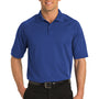 Port Authority Mens Dry Zone Moisture Wicking Short Sleeve Polo Shirt - Royal Blue