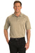 Port Authority K525 Mens Dry Zone Moisture Wicking Short Sleeve Polo Shirt Stone Brown Front