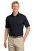Port Authority K527 Mens Tech Moisture Wicking Short Sleeve Polo Shirt Black Front
