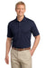 Port Authority K527 Mens Tech Moisture Wicking Short Sleeve Polo Shirt Navy Blue Front