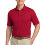 Port Authority Mens Tech Moisture Wicking Short Sleeve Polo Shirt - Rich Red - Closeout