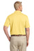 Port Authority K527 Mens Tech Moisture Wicking Short Sleeve Polo Shirt Yellow Back