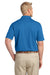 Port Authority K527 Mens Tech Moisture Wicking Short Sleeve Polo Shirt Vivid Blue Back