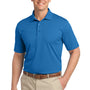 Port Authority Mens Tech Moisture Wicking Short Sleeve Polo Shirt - Vivid Blue - Closeout