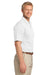Port Authority K527 Mens Tech Moisture Wicking Short Sleeve Polo Shirt White Side