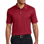 Port Authority Mens Performance Moisture Wicking Short Sleeve Polo Shirt - Rich Red