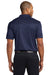 Port Authority K528 Mens Performance Moisture Wicking Short Sleeve Polo Shirt Navy Blue Back