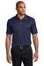 Port Authority K528 Mens Performance Moisture Wicking Short Sleeve Polo Shirt Navy Blue Front