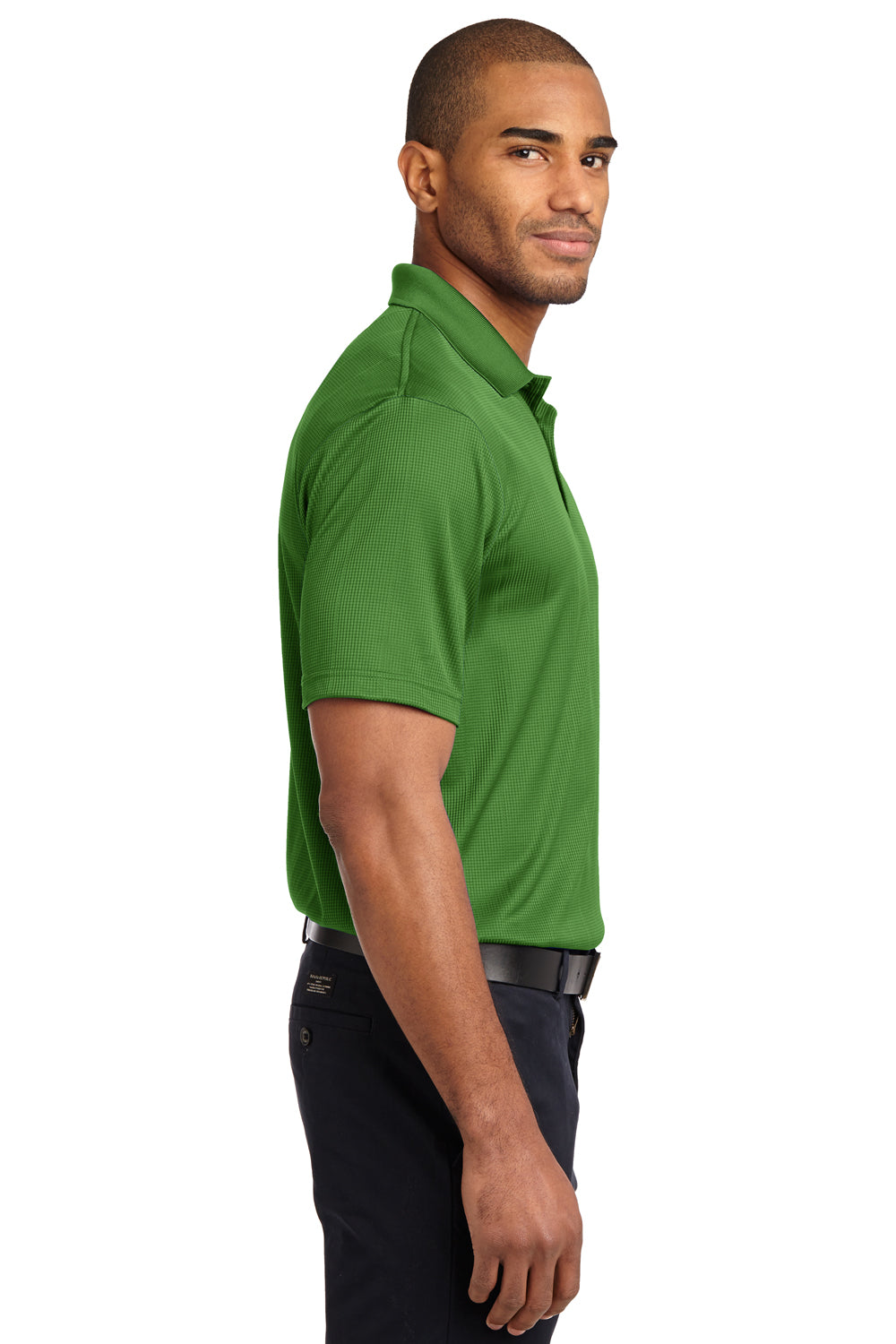 Port Authority K528 Mens Performance Moisture Wicking Short Sleeve Polo Shirt Vine Green Side