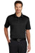 Port Authority K540 Mens Silk Touch Performance Moisture Wicking Short Sleeve Polo Shirt Black Front