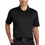 Port Authority Mens Silk Touch Performance Moisture Wicking Short Sleeve Polo Shirt - Black